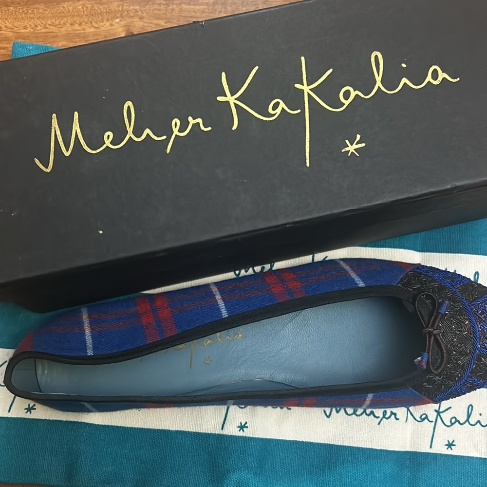 Meher Kakalia- ballerina slipper size 41 EUR - NEW with box duster bag. - Picture 5 of 7